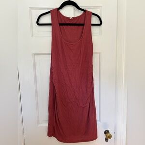 Maternity Sleeveless Ribbed Dress